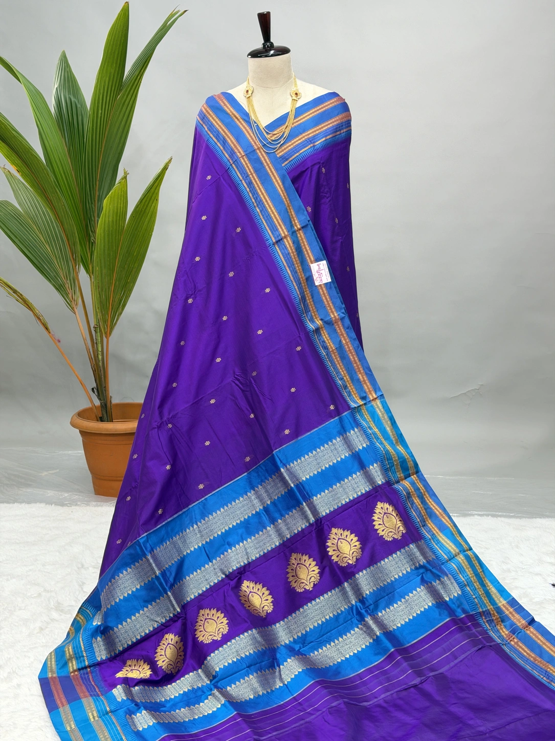 Pure Silk Narayanpeth Brinjal  G10