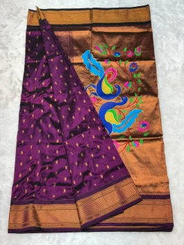 Semi Paper Pallu B01