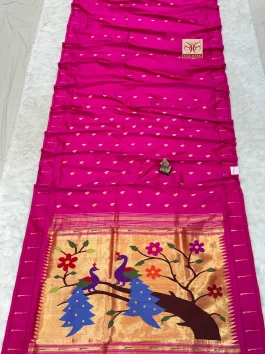 Pure Silk Muniya Paithani H10