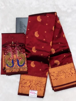 Aariwork Blouse Paithani G01