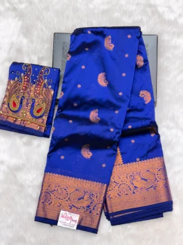Aariwork Blouse Paithani G01