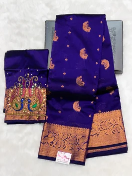 Aariwork Blouse Paithani G01