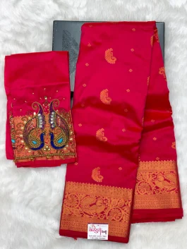 Aariwork Blouse Paithani G01