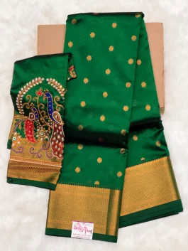 Aariwork Blouse Paithani G01
