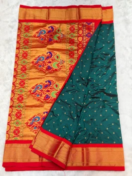 Pure Silk Kalanjali Paithani H01