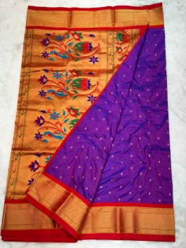 Pure Silk Kalanjali Paithani H01