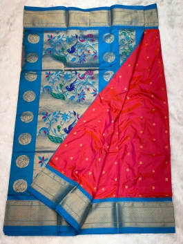 Pure Silk Kalanjali Paithani H01
