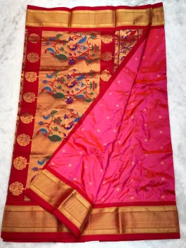 Pure Silk Kalanjali Paithani H01