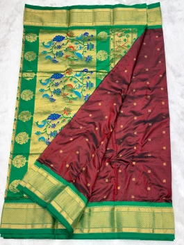 Pure Silk Kalanjali Paithani H01