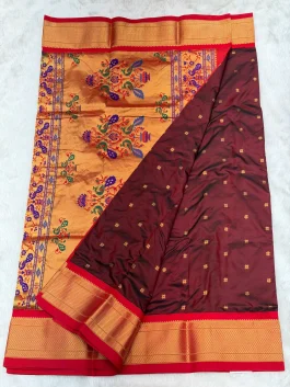 Pure silk Kalanjali Paithani H01