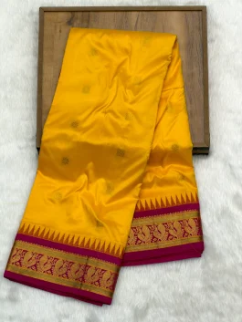Pure Silk Powerloom Gadwal Paithani W01