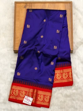 Pure Silk Powerloom Gadwal Paithani W01