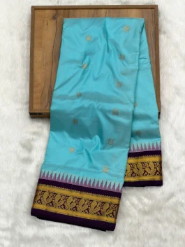 Pure Silk Powerloom Gadwal Paithani W01