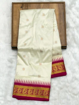 Pure Silk Powerloom Gadwal Paithani W01