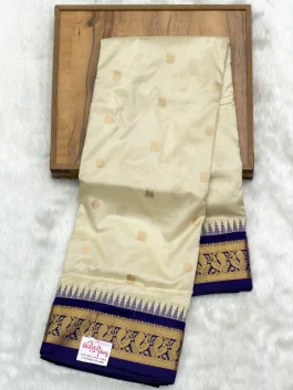 Pure Silk Powerloom Gadwal Paithani W01
