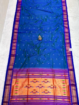 Yeola Paithani Double Pallu Paithani P01