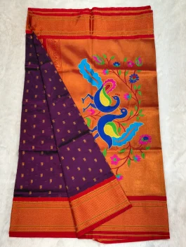 Semi Paper Pallu B01