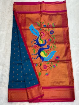 Semi Paper Pallu B01