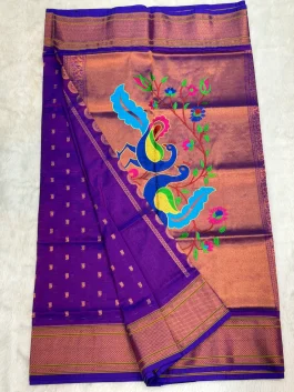 Semi Paper Pallu B01