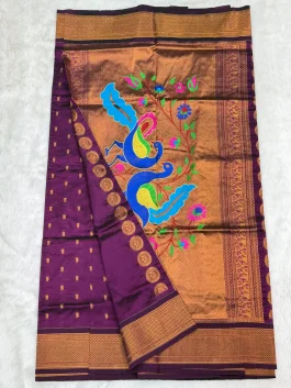 Semi Paper Pallu B01