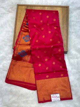 Semi Silk Kalanjali Paithani V10
