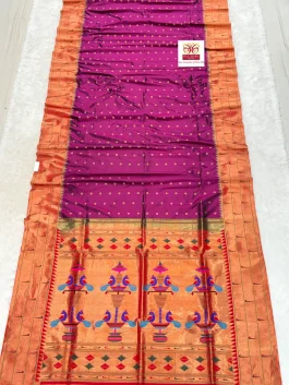 Pure Silk Triple Muniya Paithani E10