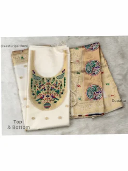 Paithani Dress Material Q10