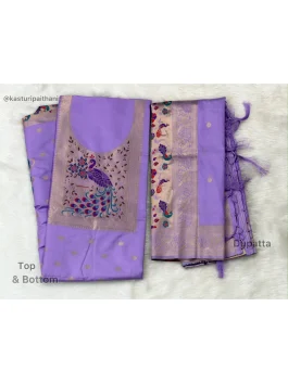 Paithani Dress Material Q10