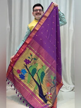 Cotton Paithani Yeola Handloom C11