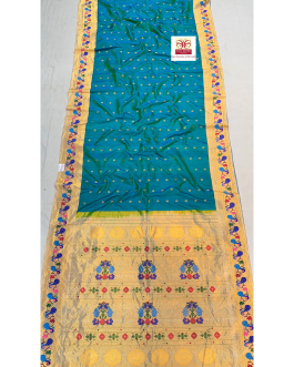Pure Silk Brocade Paithani Q01
