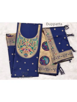 Paithani Dress Material Q10