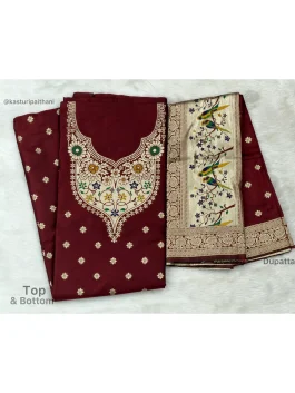 Paithani Dress Material Q10