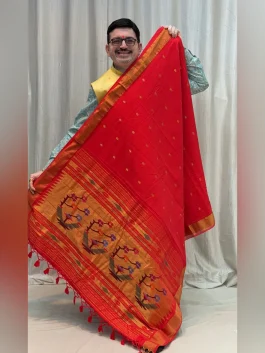 Cotton Paithani Yeola Handloom C11