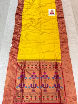 Pure Silk Triple Muniya Paithani E10