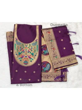Paithani Dress Material Q10