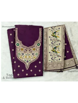 Paithani Dress Material Q10