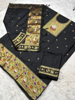 Paithani Dress Material Q10