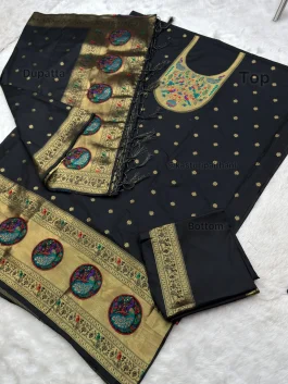 Paithani Dress Material Q10