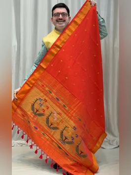 Cotton Paithani Yeola Handloom C11