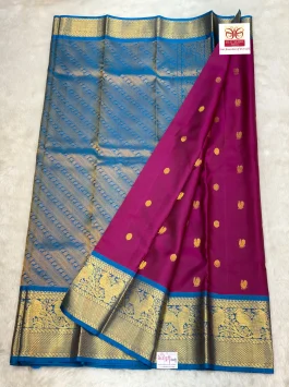 Pure Silk Handloom Gadwal M01