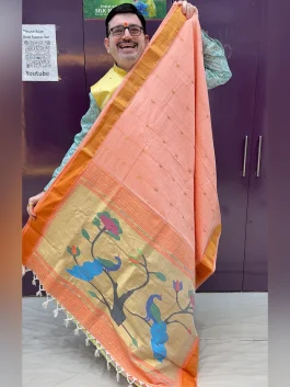 Cotton Paithani Yeola Handloom C11