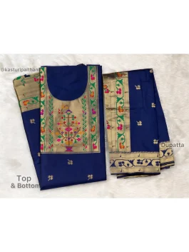 Paithani Dress Material Q10
