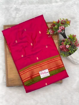 Yeola Paithani Double Pallu Paithani P01