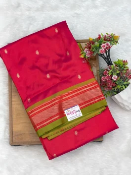 Yeola Paithani Double Pallu Paithani P01