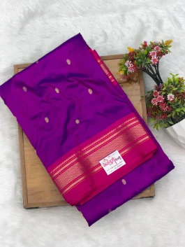 Yeola Paithani Double Pallu Paithani P01