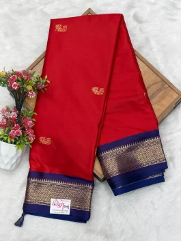 Sico Red Paithani F01