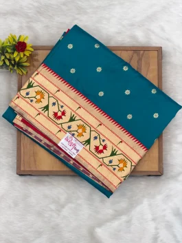 Brocade Premium Soft Silk Morphankhi Paithani A12