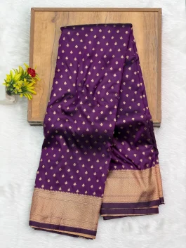 Rasika Kalanjali Paithani Wine E12