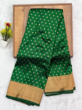 Rasika Kalanjali Paithani Green E12