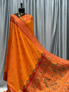 Sejal Sirosky Work Paithani Mango T12